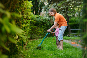 Gartenarbeit ist Familiensache